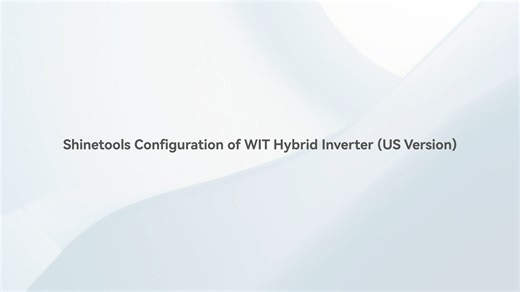 Effortlessly configure WIT hybrid inverter (US version) with ShineTools! Simplify your commissioning process with Growatt’s ShineTools app — your go-to assistant for quick setup and smart management of WIT hybrid inverters. Whether you’re setting up your first WIT system or fine-tuning an existing one, this guide helps make every configuration step smoother and smarter. In this tutorial video, we’ll walk you through every step to get your system up and running efficiently: ✅ How to connect Shine