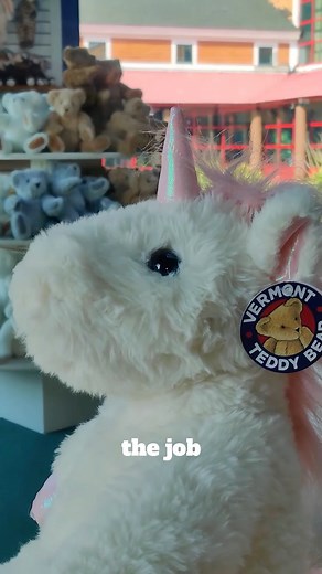 5.3K views · 38 reactions | Our Fluffy Fantasy unicorn is so demure  濾 This magical friend features the fluffiest fur, a light pink tail and mane, and iridescent hooves and horn. Get yours now: https://vermontteddybear.com/products/18-inch-fluffy-fantasy-unicorn #VTB #unicorn #unicornlove #unicornlover #unicornchallenge #unicornplush #unicornplushie | Vermont Teddy Bear | Facebook