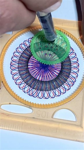 Mesmerizing Spirograph Magic #amazing #asmr #art #viral