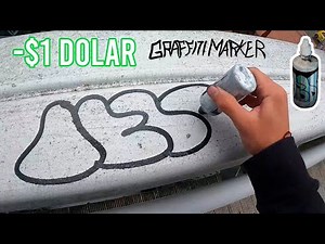 COMO hacer MARCADOR para GRAFFITI? mop/marker/squeezer/drip
