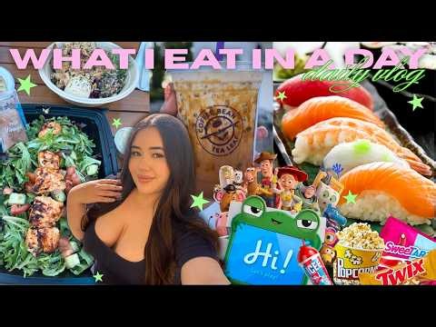 WHAT I EAT IN A DAY🥗🍓🍣 | Realistic Plus Size Girl Meals, Eating Healthy, Sushi & MORE