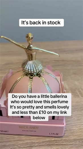 The perfect present for the ballerina in your life. Not only does it smell amazing it will look beautiful on their dressing table #ballerina #perfumetiktok #stocking #christmas #fyp