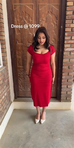 Bodycone dress available @1099 Size: Free size Color: black and red Whatsapp: 9823061482 Delivery all over Nepal #reddress #valentinesdaygift #dressnepal #dressforwomen #bodyconedress