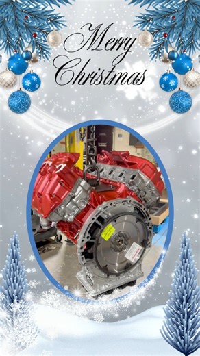 Santa's Sleigh may run on magic, but our engines run on diesel! 🎁 From our garage to yours, we're revving up for a joyful holiday season! This beautiful red engine is certainly getting us in the festive spirit. May your holidays be filled with warmth, cheer, and perhaps a little bit of horsepower! What's on your Christmas wishlist this year, gearheads? Let us know below! 👇 #merrychristmas🎄 #dieselpower #powerstrokediesel #duramaxdiesel #cumminsdiesel | Choate Engineering Performance