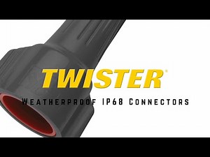 IDEAL Twister WeatherProof IP68 Wire Connectors How-To