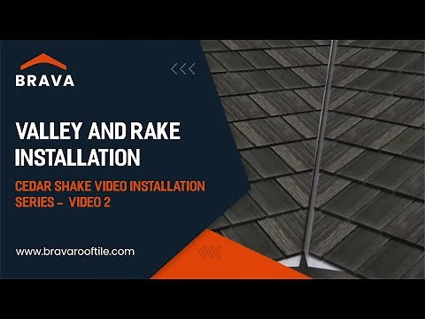 Brava Cedar Shake | Valley and Rake Installation | Video 2