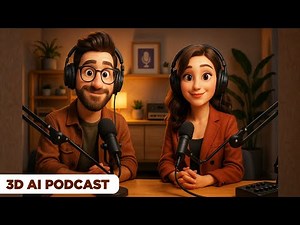 Create A 3D Al Podcast With 2 Talking Characters (Free)