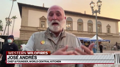 Chef Jose Andres on serving food to California wildfire victims and heroes