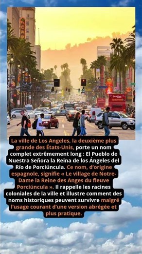 Le nom complet surprenant de Los Angeles