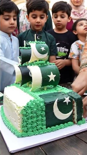 “Ship Shape Pakistan Flag Cake 🎂🚢 | Independence Day”