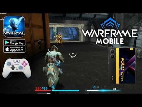 WARFRAME MOBILE TEM SUPORTE CONTROLE (GAMESIR NOVA) - GAMEPLAY POCO X7 PRO...