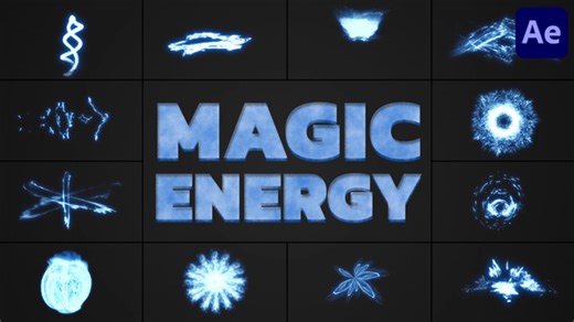 Magic Energy Elements for After Effects