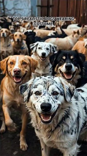 Top 5 Realistic Dog Costumes That’ll Make Ya Howl! 🐶🚩 #shorts #animals #dogshorts #vibes