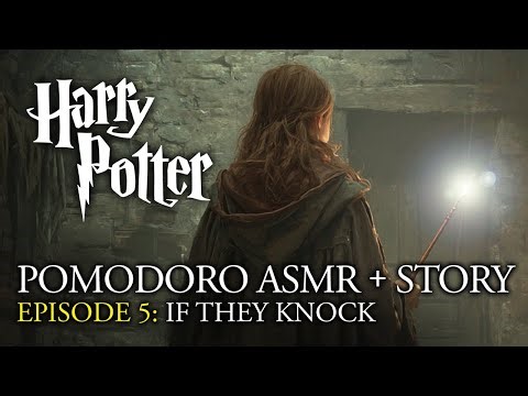 STUDY IN A SECRET HUT 🕯️✏️ Harry Potter Pomodoro ASMR | Episode 5