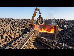 What Happens to Old Tractor Tires? | Millions of Tires Recycled in Extreme Factory Process