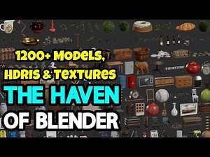 Blender Asset Browser | Poly Haven Asset Addon For Blender | Asset Library in Blender
