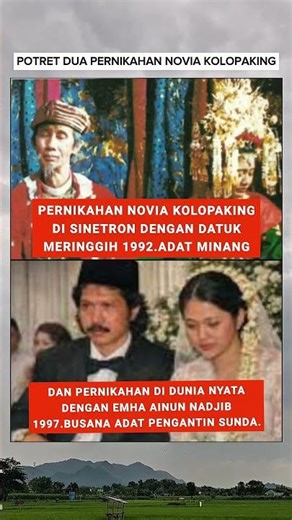 #viral #artis potret dua pernikahan Novia Kolopaking