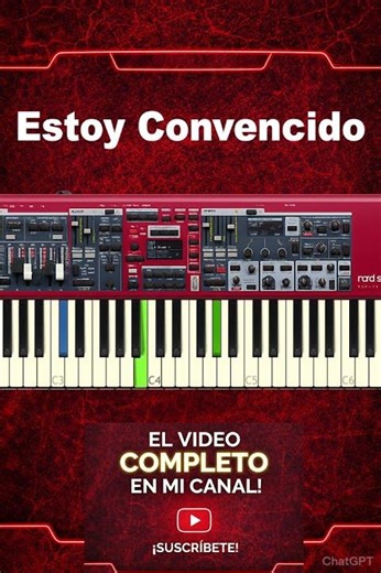 Cómo Tocar Estoy Convencido | Piano Tutorial 🎹 (Averly Morillo) JSM Piano