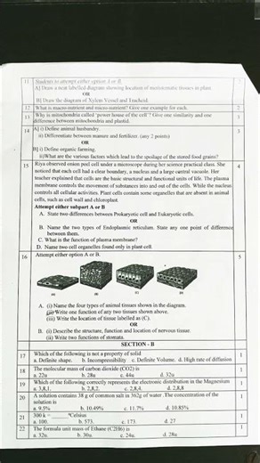 Class 9 Science Final Exam 2026 | CBSE Science Question Paper 🔥 Most Important Questions