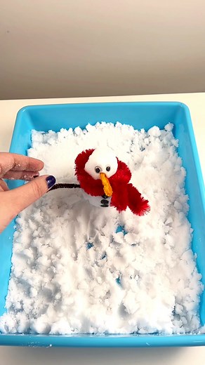Cómo hacer nieve artificial con bicarbonato y agua