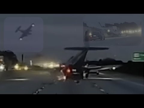AVIATION INCIDENT: BEECH 55 CRASH LANDS ON HIGHWAY I-95 IN FLORIDA 12/9/2025