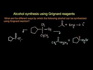 Synthesis using Grignard reagents_Part2 | Alcohols, phenols and ethers | Chemistry | Khan Academy
