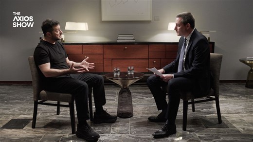 WATCH: Volodymyr Zelensky interview on The Axios Show, episode 2