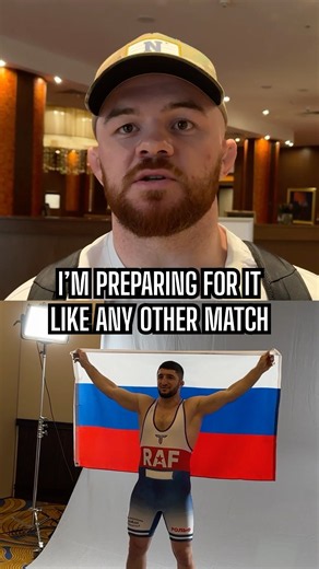 Zac Braunagel says is ready to give a battle to Olympic champion Abdulrashid Sadulaev 🤼‍♂️