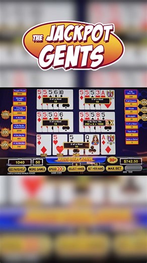 Just ask and you sometimes receive! #VideoPoker #Casino #Gambling #Shorts