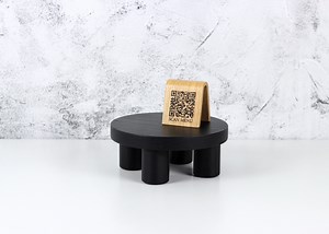 Wooden Riser Stand. Black Display Tray. Soap, Plant, and Bathroom Pedestal. - Etsy