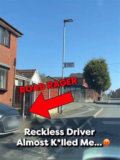 Reckless driver almost got me 😡 #IGV #exposed #caughtoncamera #scripteddrama