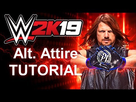 WWE2K19 Alternate Attire and Render Tutorial: Modding Made Easy by A Flying Pig!