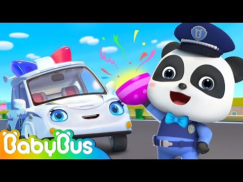 Police Car and Policeman 🚔 | Cars for Kids | Nursery Rhymes | Kids Cartoon | BabyBus