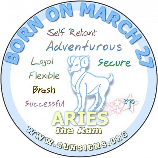 March 27 Zodiac Horoscope Birthday Personality