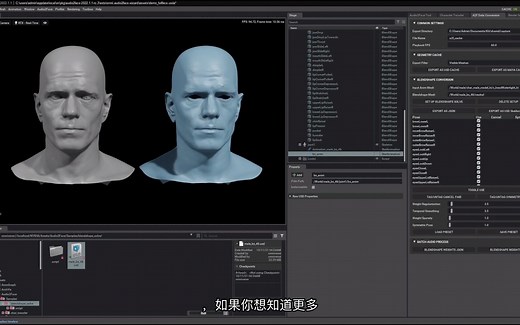 使用 Blendshapes 到 Unity 的 Audio2Face