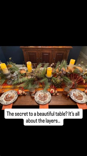 26 reactions | A well-dressed table tells a story all its own. This...