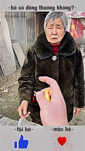 bà có đáng thương không? #shorts #cute