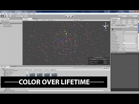 Unity's Shuriken Particle System: Color over Lifetime