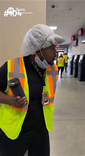 I arrived late to work and no one noticed.