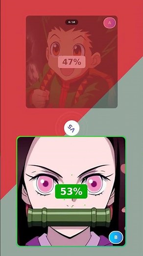 Anime Characters Face-Off 🆚 Pick the Best Winner!
