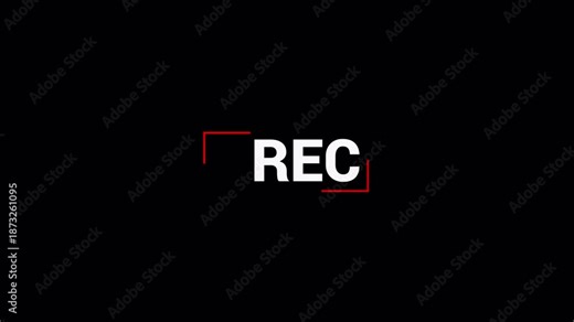 screen recorder, recording overlay frame, camera streaming recorder, footage, Video recording sign on a transparent background, Rec live icons of recording buttons in 4k.