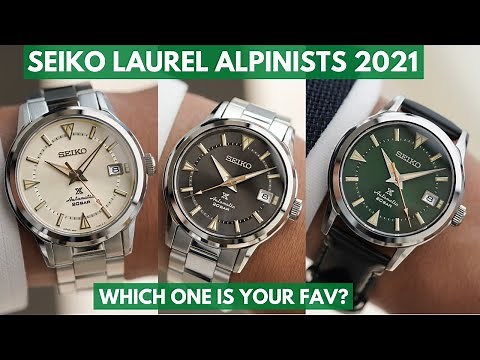 Seiko Laurel Alpinist and Comparison to Baby Alpinists! SJE085, SPB241, SPB243, SPB245