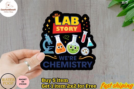 Lab Week 2026 Sticker/magnet, Toy Story Science Decal, Gift for Lab Tech, Scientist Sticker - Etsy