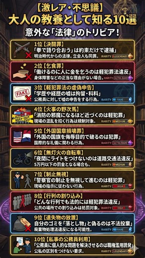 【激レア・不思議】大人の教養として知る10選 #雑学 #一分でわかる #プチ知識 #意外な事実 #衝撃の事実 #豆知識 #世界ランキング #1分雑学 #驚きの事実 #numberslab