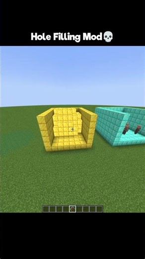 Minecraft Hole Filling Mod...🤯