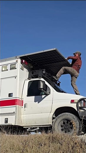 Deploying 2200 watts of solar on an ambulance camper!
