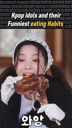 Funniest eating habits of Kpop idols #kpop #shorts