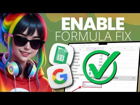 How To Enable Formula Corrections In Google Sheets (2026)