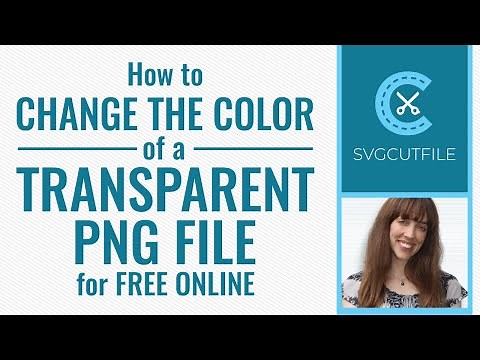 How to Change the Color of a PNG file for FREE ONLINE with Photopea