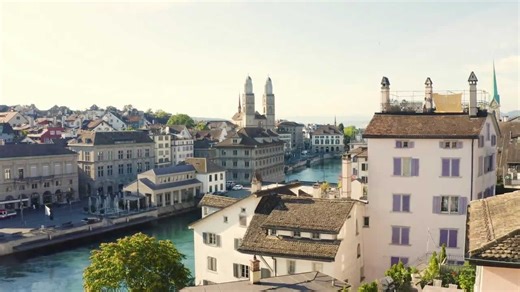 Zurich From Above: A Drone's Eye View of Swiss Splendor